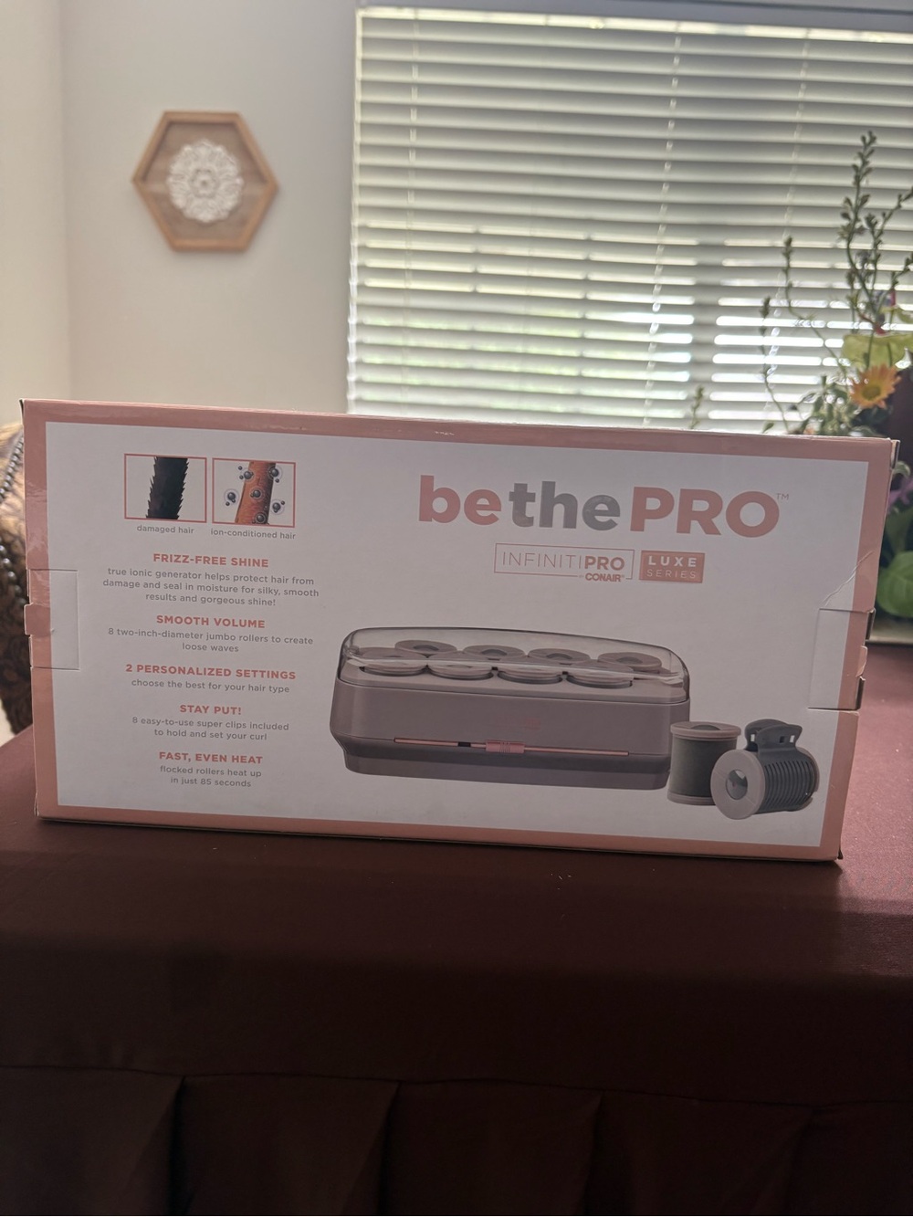 Conair INFINITIPRO be the PRO Pink Heated Rollers